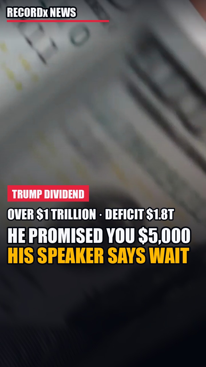 He Promised You $5,000. His Own Speaker Says Not Yet.