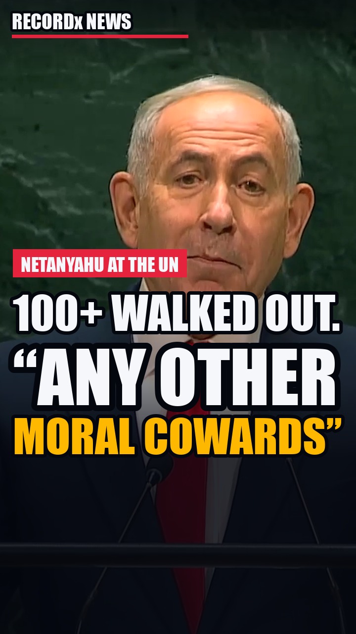 Netanyahu to UN Walkout: "Any Other Moral Cowards?" Then He Named Mamdani