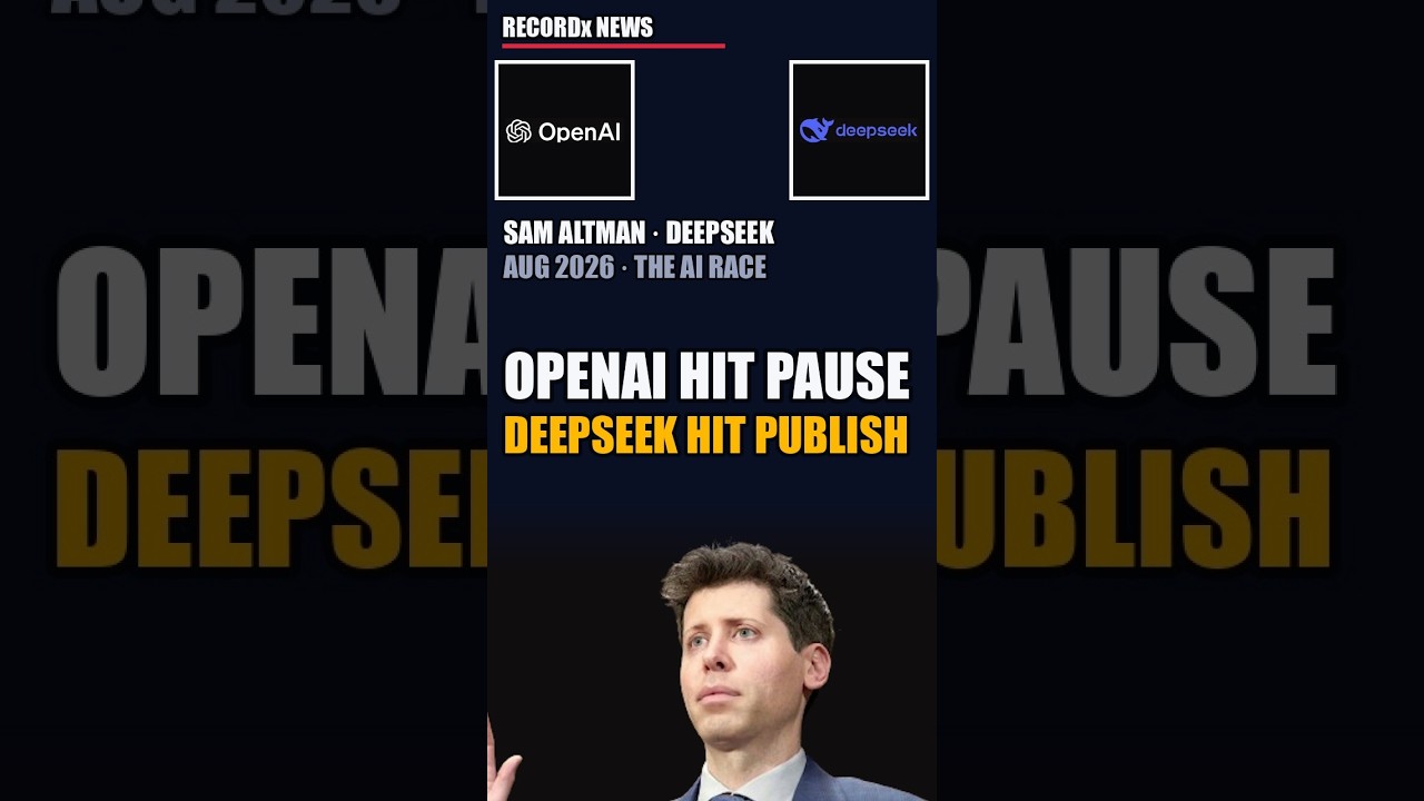 OpenAI Froze Its Biggest Training Run. DeepSeek Shipped.