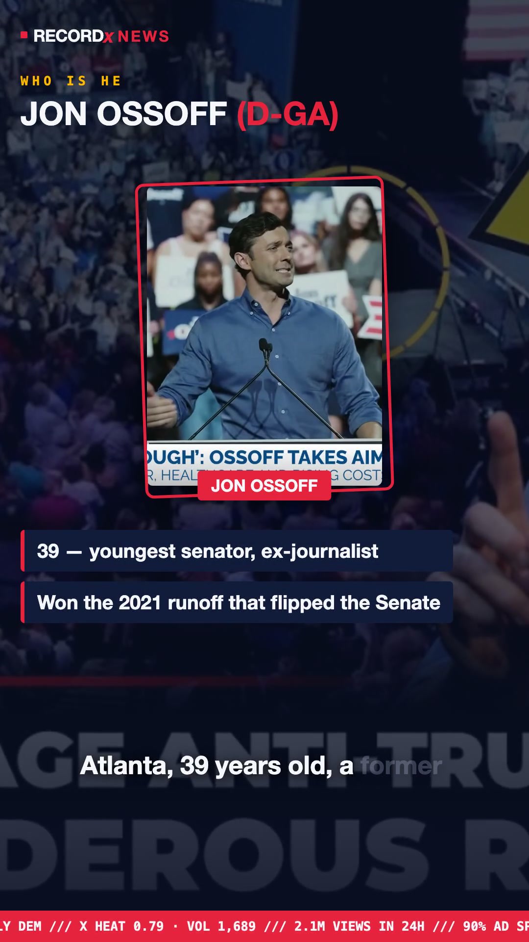 Ossoff Said The Name Trump Never Wanted Spoken 👀