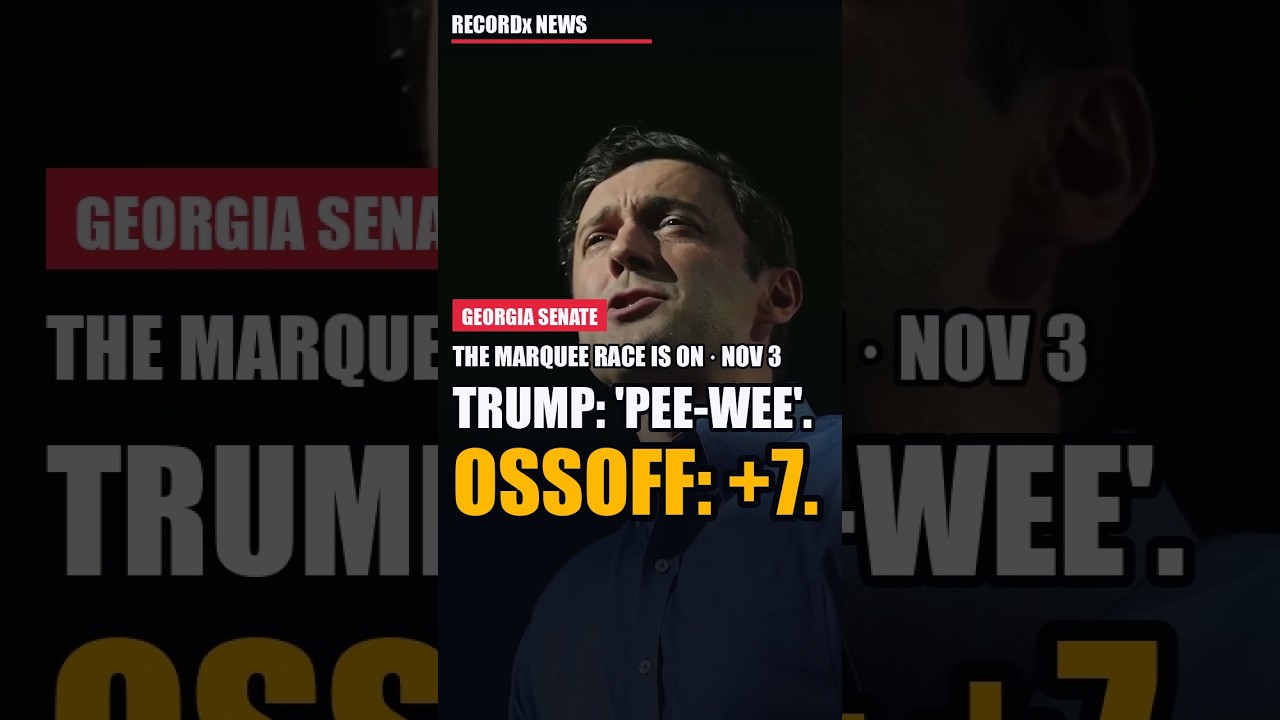 Trump Calls Ossoff 'Pee-wee'. The Polls Say +7.