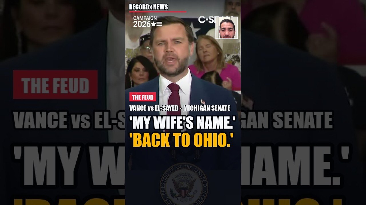 Vance: 'My Wife's Name.' El-Sayed: 'Back To Ohio.'